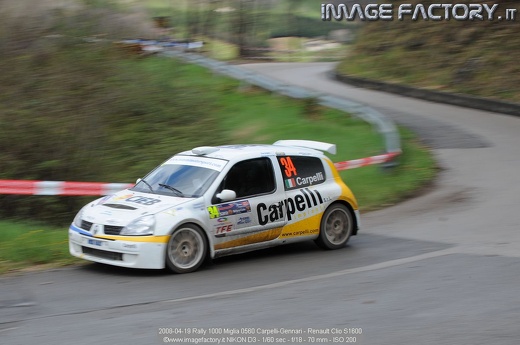 2008-04-19 Rally 1000 Miglia 0560 Carpelli-Gennari - Renault Clio S1600